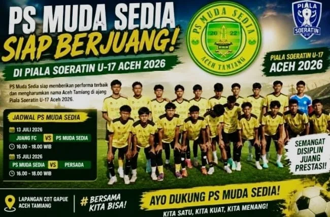Ini Jadwal Lengkap PS Muda Sedia dan Tamiang United di Piala Soeratin U-17 Aceh – Detiktoday.com