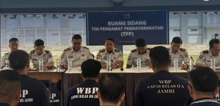 49 Warga Binaan Lapas Kelas IIA Jambi Diusulkan Terima Pembebasan Bersyarat dan Cuti Bersyarat, Sidang TPP Digelar Transparan – Detiktoday.com