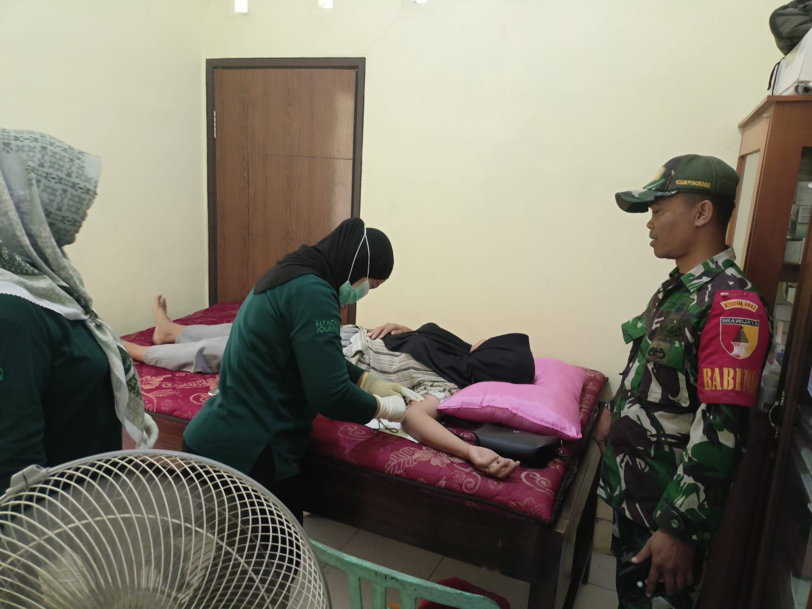 Kodim Ponorogo Gelar Safari KB Kes (Sasaran Non Fisik TMMD Ke-129)