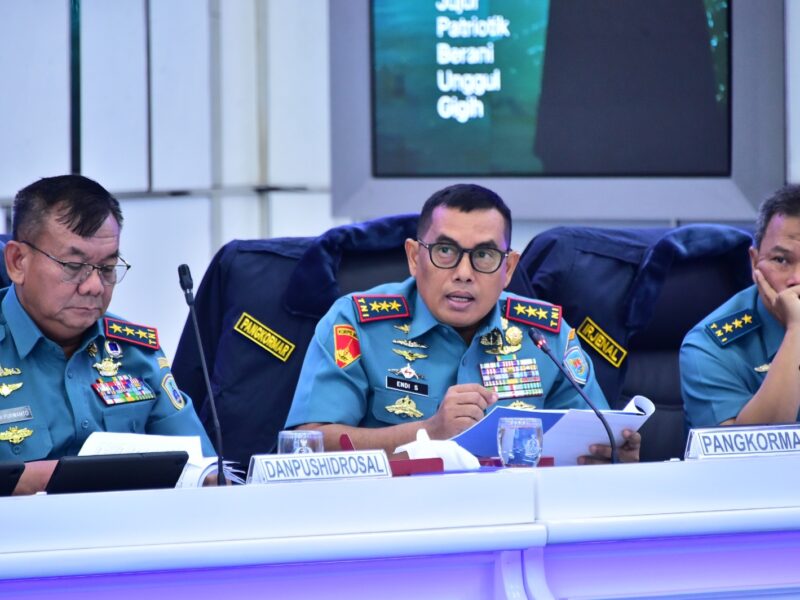 PANGKORMAR IKUTI UJI NASKAH III TNI ANGKATAN LAUT JALESVEVA JAYAMAHE