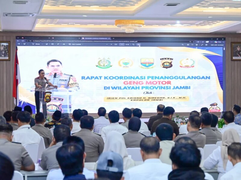 Polda Jambi Perangi Geng Motor, Kapolda Tegaskan Penanganan Harus Melibatkan Semua Elemen Masyarakat – Detiktoday.com