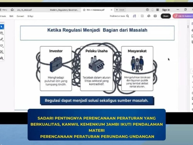 Kompetensi Perancang Regulasi, Dalami Strategi Penyusunan Peraturan Perundang-undangan Berkualitas – Detiktoday.com