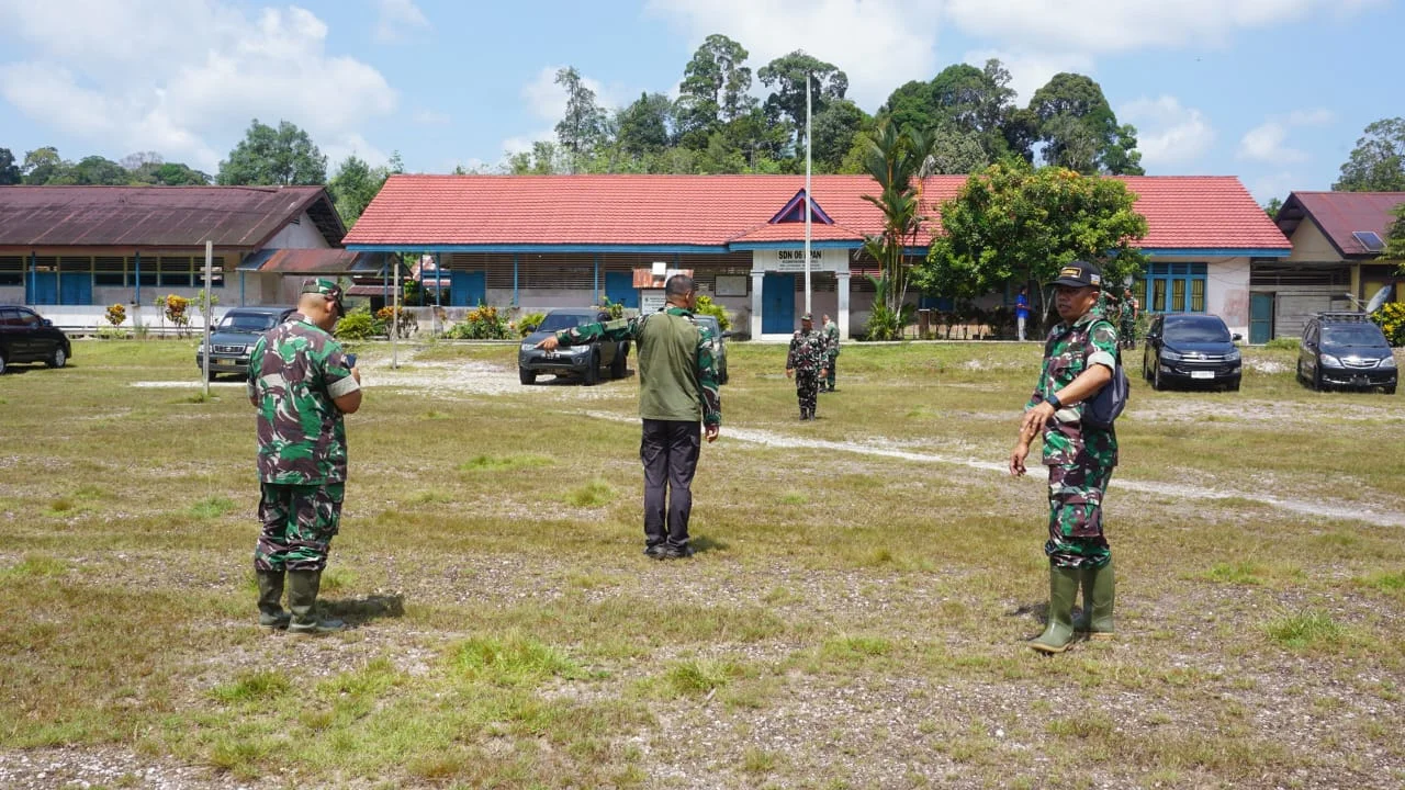 Di Bawah Langit Perbatasan, Kasdim 1206 Putussibau Pastikan TMMD ke – 129 Siap Digelar di Desa Apan – Detiktoday.com