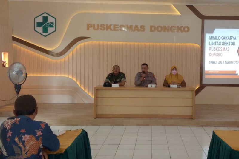 TNI-Polri Dukung Penguatan Program Kesehatan Melalui Minilokakarya Lintas Sektor di Dongko