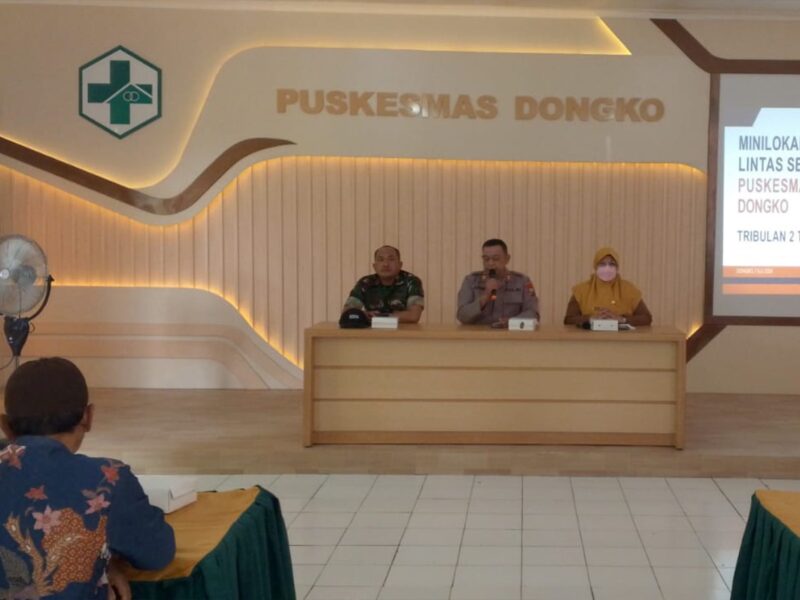 TNI-Polri Dukung Penguatan Program Kesehatan Melalui Minilokakarya Lintas Sektor di Dongko
