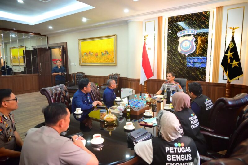 Kapolda Jambi Terima Audiensi BPS, Perkuat Sinergi Dukung Program Strategis Nasional dan Sensus Ekonomi 2026 – Detiktoday.com