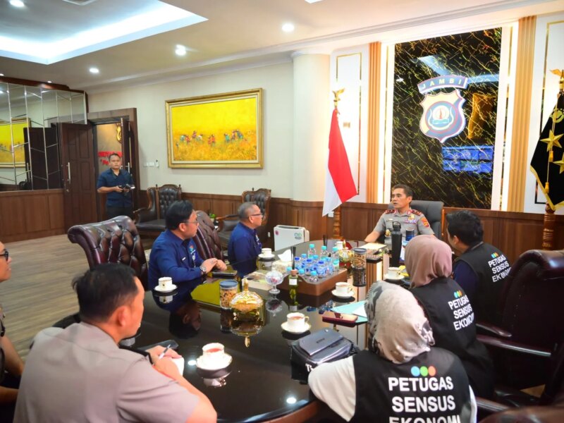 Kapolda Jambi Terima Audiensi BPS, Perkuat Sinergi Dukung Program Strategis Nasional dan Sensus Ekonomi 2026 – Detiktoday.com