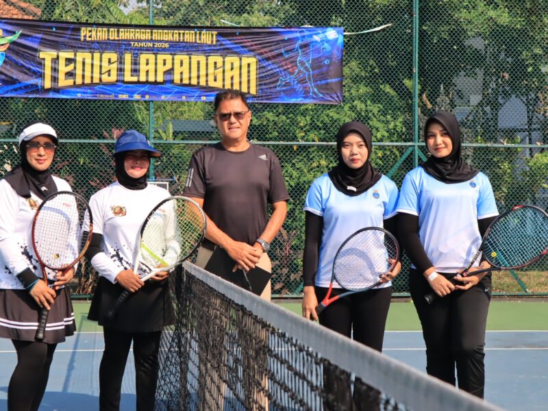KONTINGEN KORPS MARINIR RAIH KEMENANGAN DI CABANG TENIS LAPANGAN DAN TENIS MEJA PADA PORAL TNI AL 2026