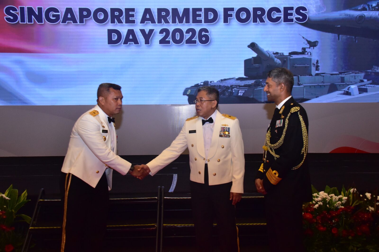 MEWAKILI PANGKORMAR, ASINTEL PANGKORMAR HADIRI HARI ANGKATAN BERSENJATA SINGAPORE TAHUN 2026