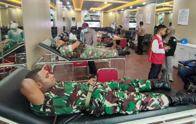 Hari Donor Sedunia, Kodim 1803/Fakfak Turut Berpartisipasi – Detiktoday.com
