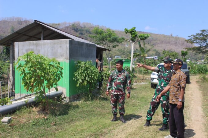 Pastikan Irigasi Berjalan Maksimal, Dandim Tulungagung Tinjau Irpom Bantuan Sterad di Desa Tamban