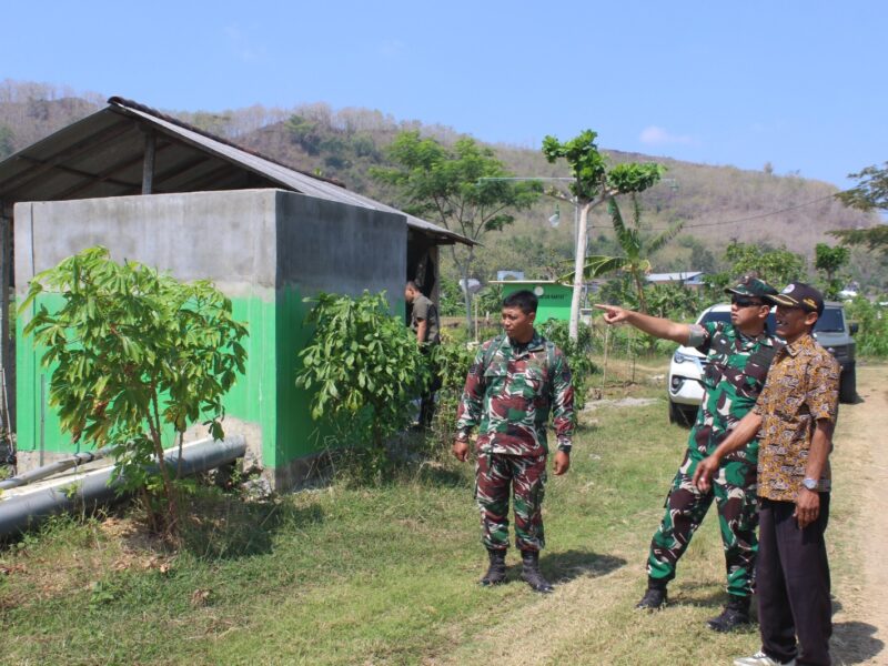 Pastikan Irigasi Berjalan Maksimal, Dandim Tulungagung Tinjau Irpom Bantuan Sterad di Desa Tamban