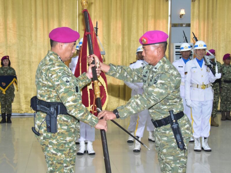 PANGKORMAR PIMPIN SERTIJAB DANLANMAR SORONG, PERKUAT KESIAPAN MARINIR DI KAWASAN TIMUR INDONESIA