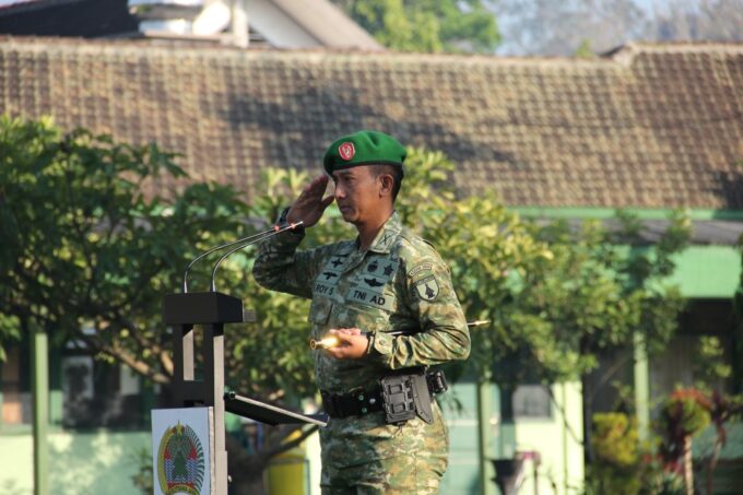 Dandim 0806/Trenggalek Sampaikan Amanat Kasad, Tegaskan Semangat Pengabdian Prajurit
