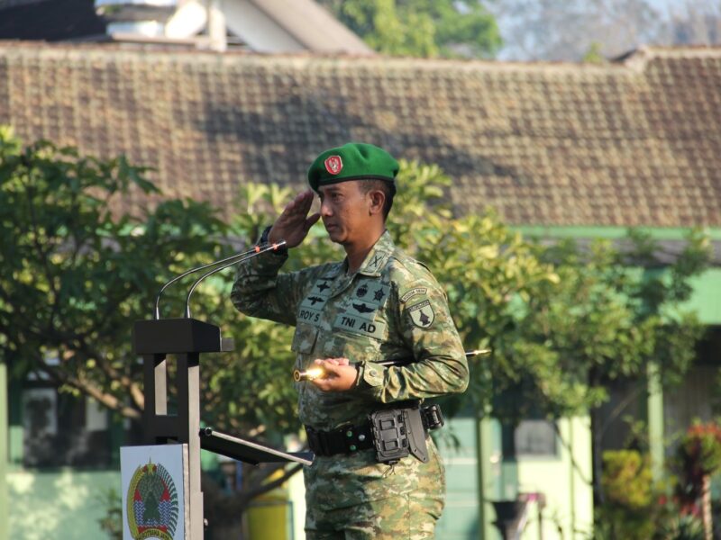 Dandim 0806/Trenggalek Sampaikan Amanat Kasad, Tegaskan Semangat Pengabdian Prajurit