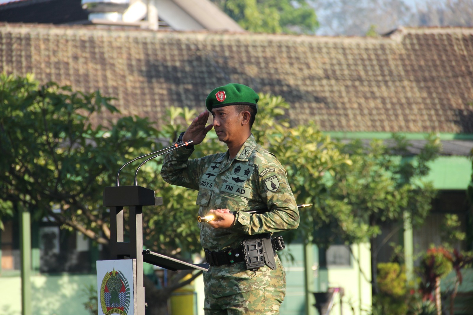 Dandim 0806/Trenggalek Sampaikan Amanat Kasad, Tegaskan Semangat Pengabdian Prajurit