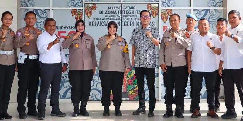 Kunjungan Perdana Kapolres Kapuas, Perkuat Sinergi dengan Kejaksaan Negeri Kapuas