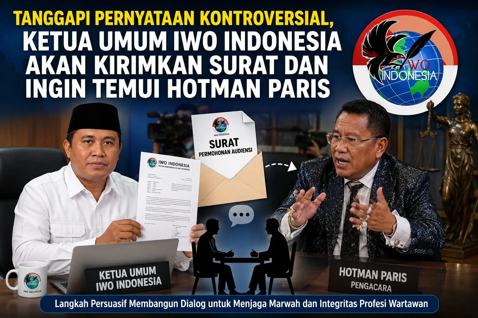Tanggapi Pernyataan Hotman Paris, Ketum IWO Indonesia Akan Layangkan Surat dan Minta Audiensi – Detiktoday.com