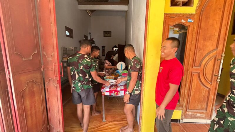 TMMD 129 Datang, Warung Makan Bu Yatini Tambah Ramai