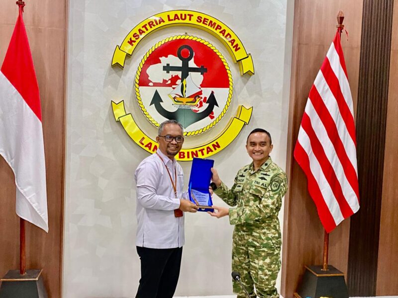 Perkuat Sinergi Sukseskan Sensus Ekonomi 2026, Komandan Lanal Bintan Terima Courtesy Call Kepala BPS Kabupaten Bintan