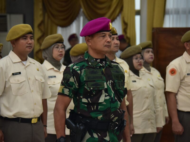UPACARA PENGUCAPAN SUMPAH CPNS MENJADI PNS KORPS MARINIR