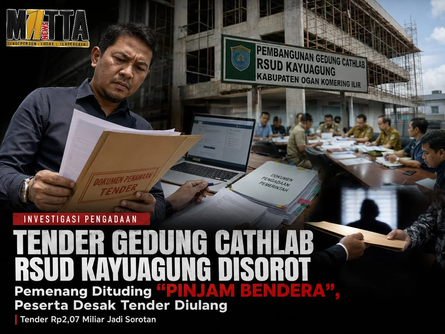 Pemenang Tender Gedung Cathlab RSUD Kayuagung Sarat Rekayasa Peserta Desak Lelang Diulang – Detiktoday.com