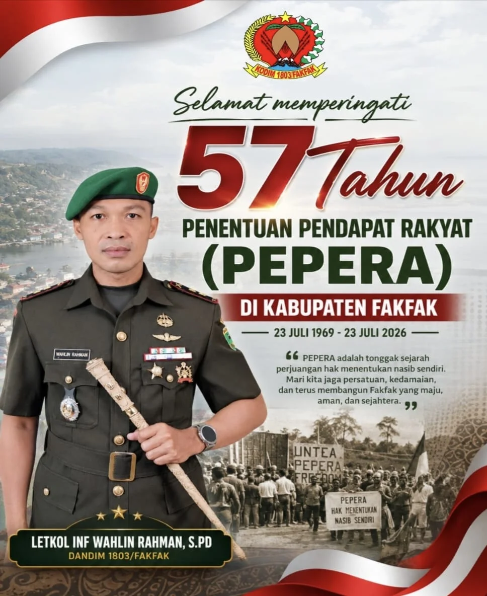 Pepera Tonggak Sejarah, Mari Jaga Kedamaian dari Karas hingga Wamosan – Detiktoday.com