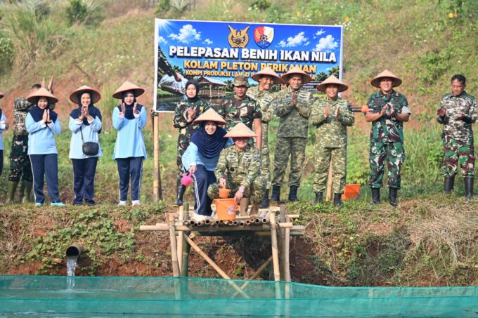 Lanud R. Suryadi Suryadarma Optimalkan Budidaya Perikanan Dukung Ketahanan Pangan Nasional