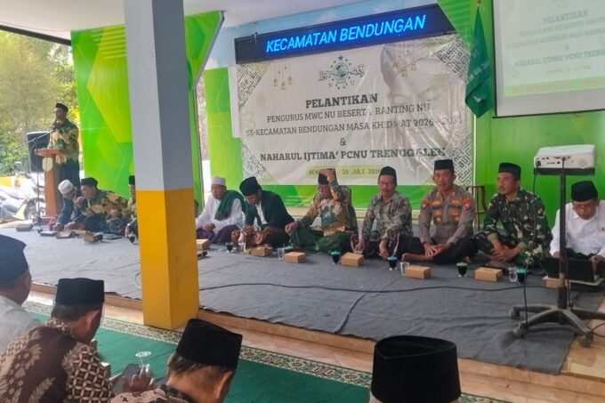 Perkuat Sinergi Kebangsaan, TNI-Polri dan Pemda Hadiri Pelantikan Pengurus NU di Bendungan