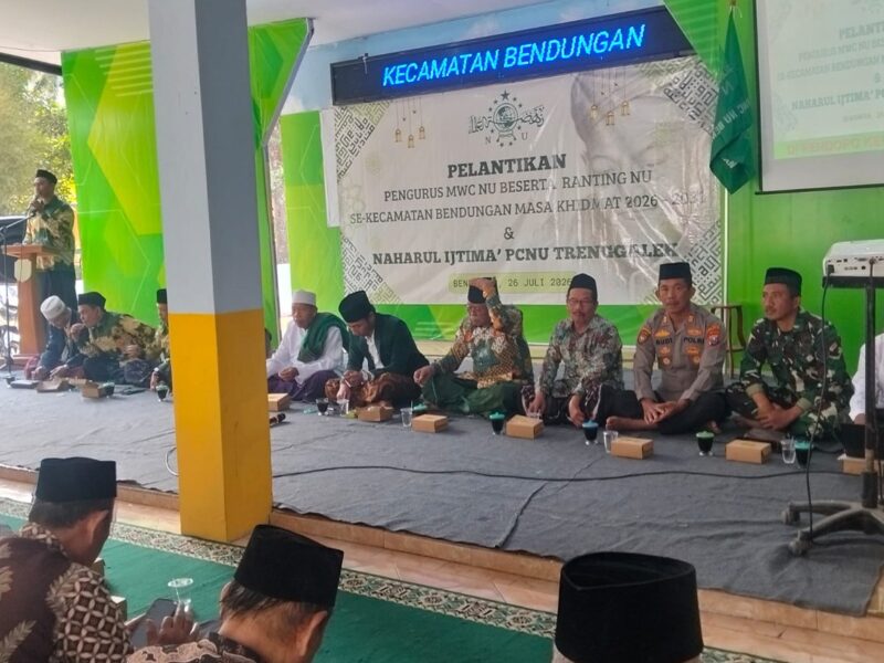 Perkuat Sinergi Kebangsaan, TNI-Polri dan Pemda Hadiri Pelantikan Pengurus NU di Bendungan