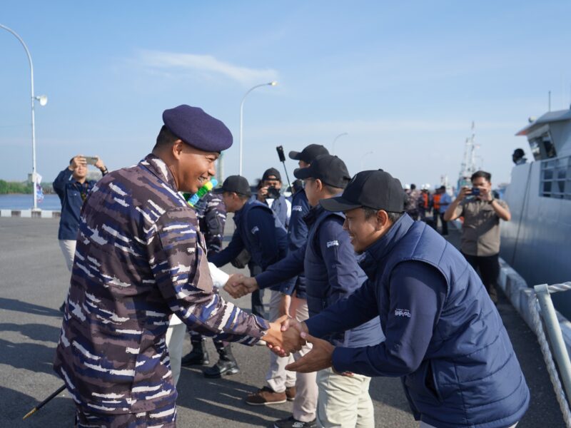 Dukung Misi Kedaulatan Rupiah Hingga Pulau Terluar Riau, Danlanal Dumai Sambut Kedatangan Tim ERB 2026