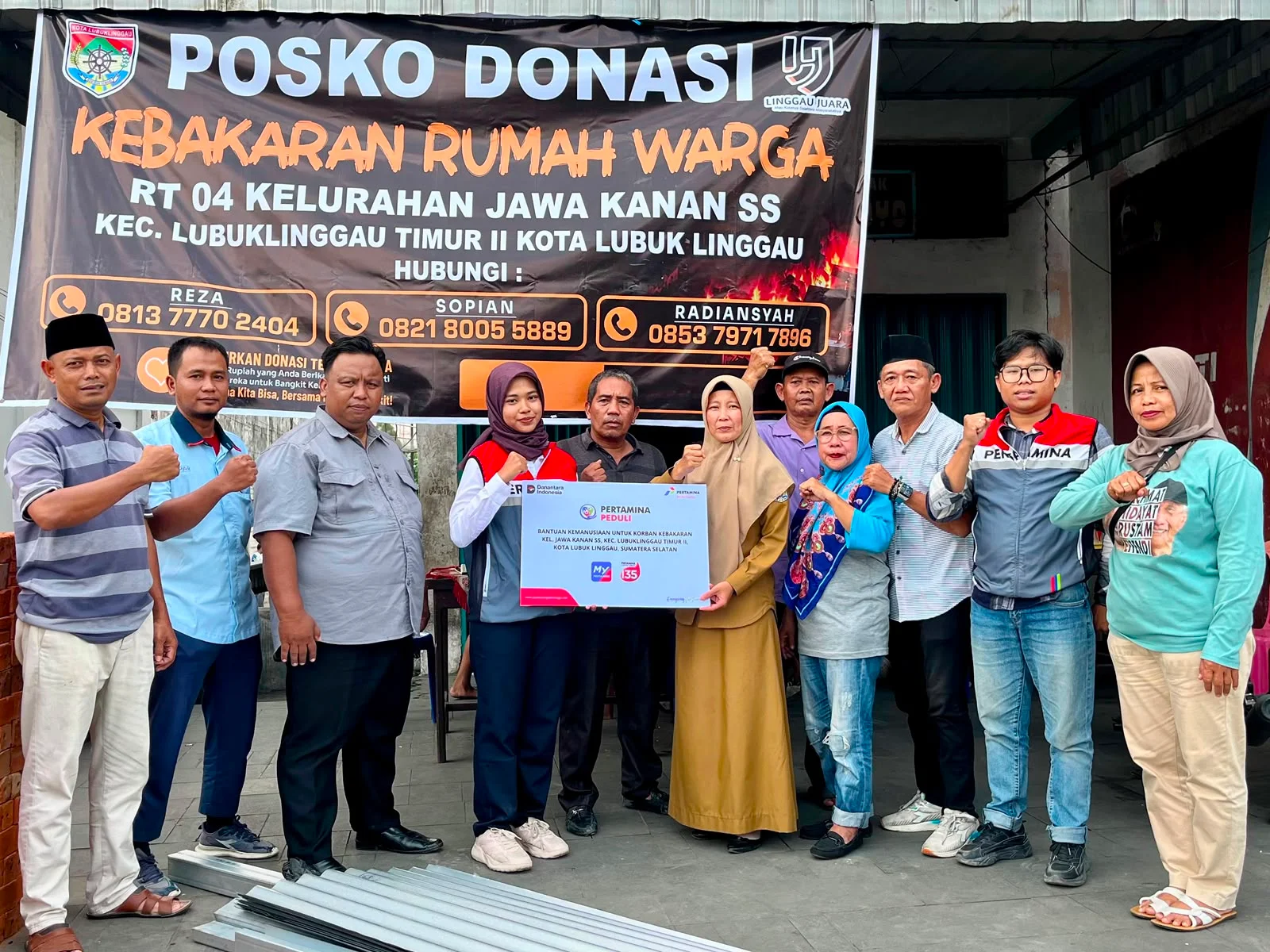 Pertamina Patra Niaga Regional Sumbagsel Ulurkan Tangan, Bantu Korban Kebakaran di Jawa Kanan SS untuk Bangkit Kembali – Detiktoday.com