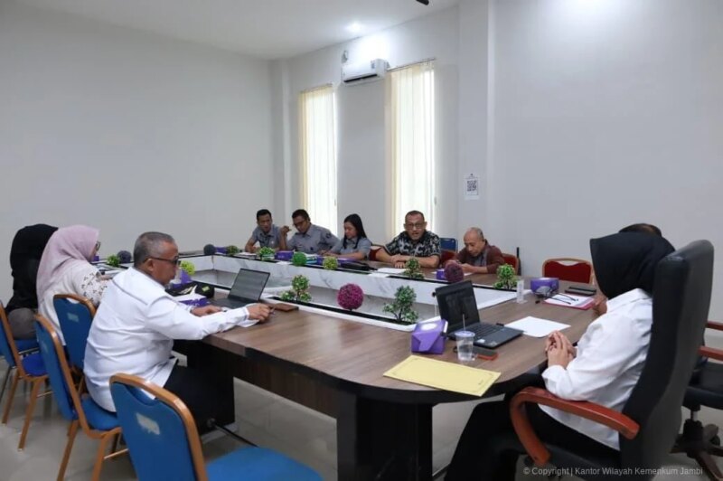 Kanwil Kemenkum Jambi Bahas Pengawasan Notaris, Perkuat Integritas dan Kepastian Hukum – Detiktoday.com
