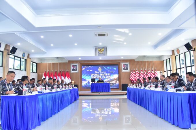ASOPS KASAL PIMPIN EVALUASI OPERASI TNI AL, PERKUAT KESIAPSIAGAAN DAN EFEKTIVITAS PELAKSANAAN TUGAS