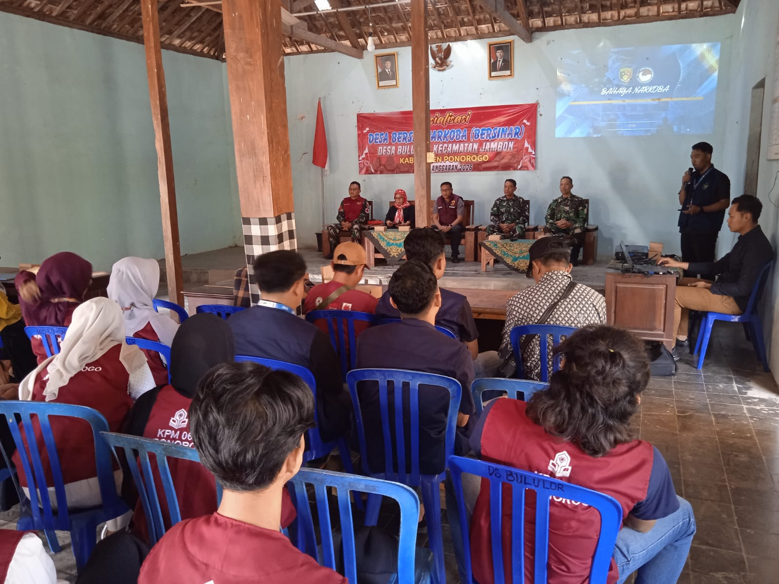 Sasaran Non Fisik, TMMD 129 Bulu Lor Adakan Penyuluhan Narkoba Kepada Masyarakat