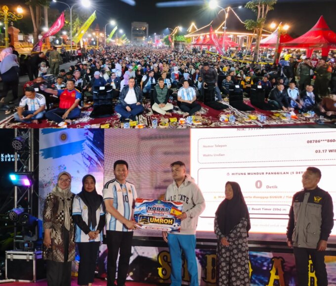 Nobar Final Piala Dunia 2026 Bersama Bupati Sidoarjo dan Forkopimda, Spanyol Pemenangnya Serta Pengundian Umroh Gratis  – Detiktoday.com