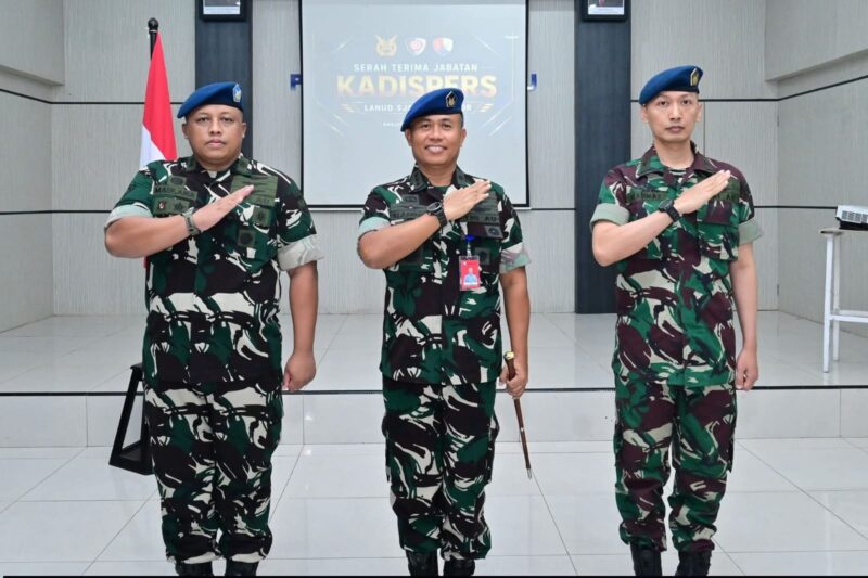 Komandan Lanud Sjamsudin Noor Pimpin Sertijab Kadispers, Tegaskan Pembinaan Personel sebagai Pilar Kekuatan Satuan