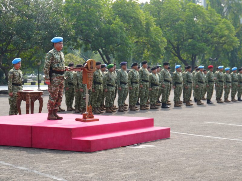 Panglima TNI Sambut Kepulangan Satgas Kizi TNI Kontingen Garuda XX-V MONUSCO