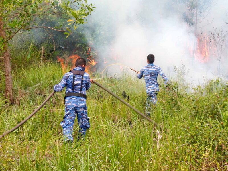 Menembus Asap Karhutla Kalsel, Personel Lanud Sjamsudin Noor dan Kekuatan Udara Bergerak, Heli TNI AU dan Gabungan Dikerahkan, Wujud Negara Hadir