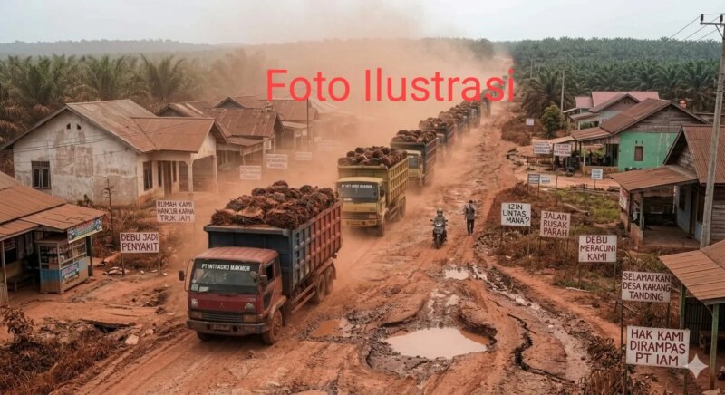 Disinyalir Merusak Jalan & Lewati 2 Jalur Tanpa Izin, Truk Sawit PT Inti Agro Makmur Bikin Warga Geram – Detiktoday.com