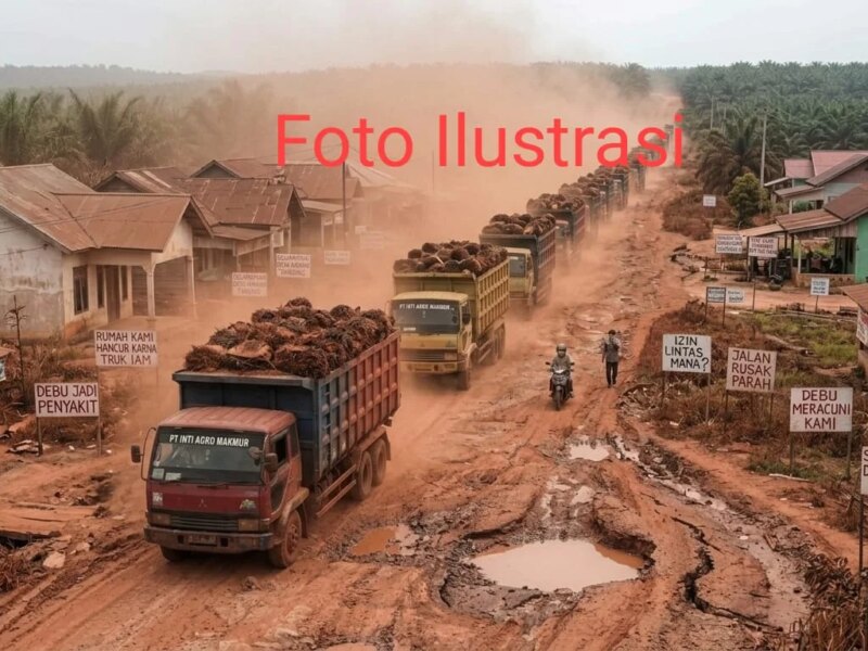 Disinyalir Merusak Jalan & Lewati 2 Jalur Tanpa Izin, Truk Sawit PT Inti Agro Makmur Bikin Warga Geram – Detiktoday.com