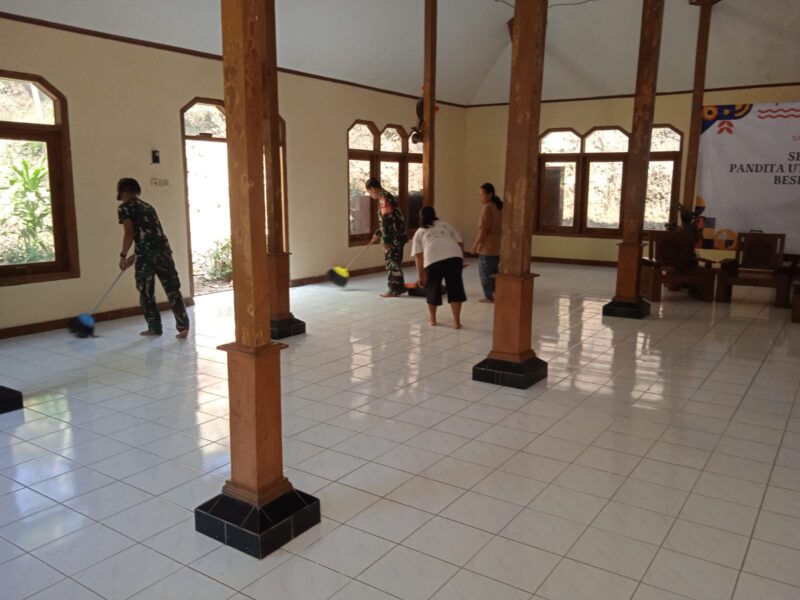TMMD 129 Bulu Lor Kerjakan Program Unggulan TNI AD (Kerja Bakti Skala Besar)