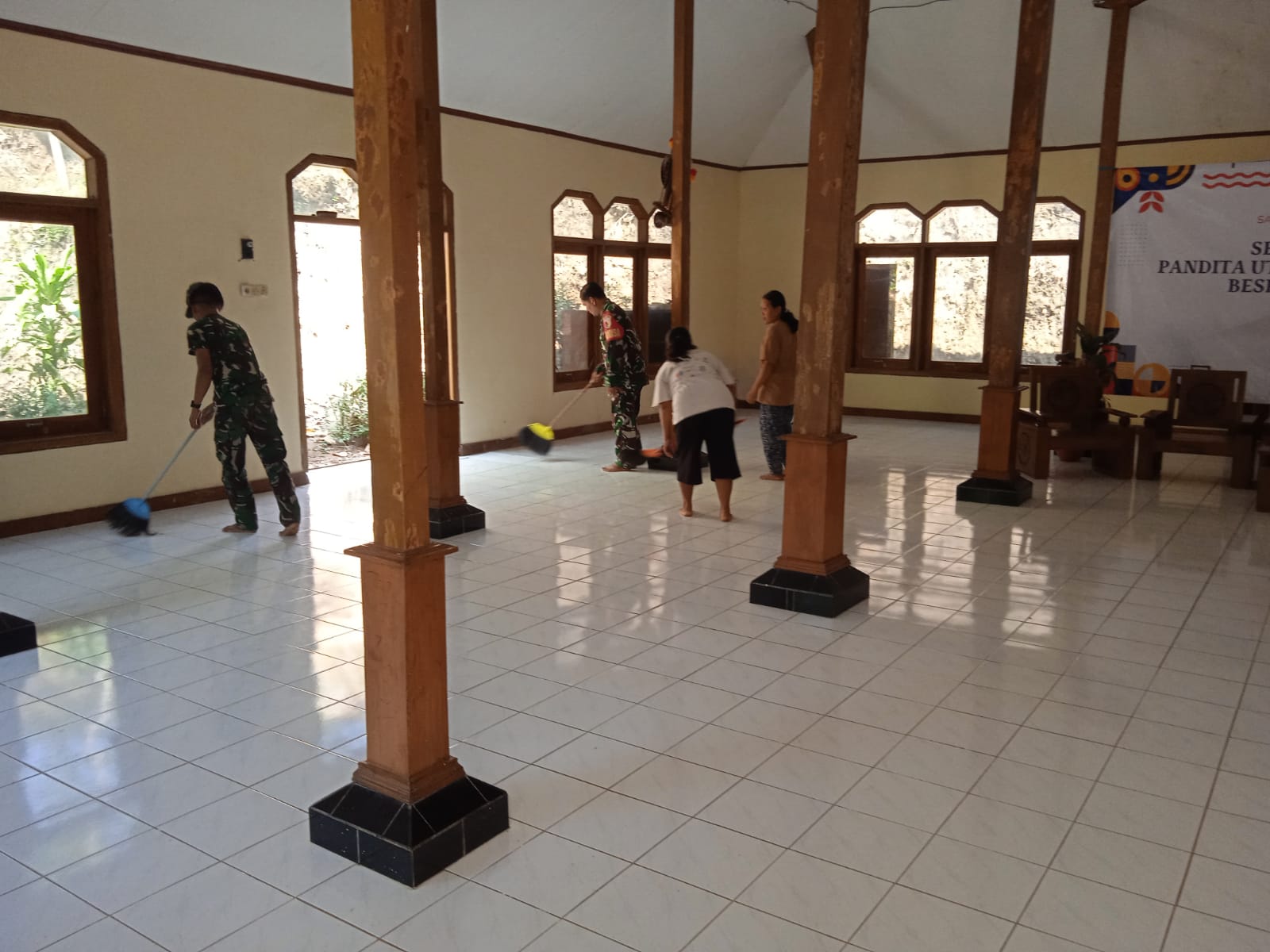 TMMD 129 Bulu Lor Kerjakan Program Unggulan TNI AD (Kerja Bakti Skala Besar)