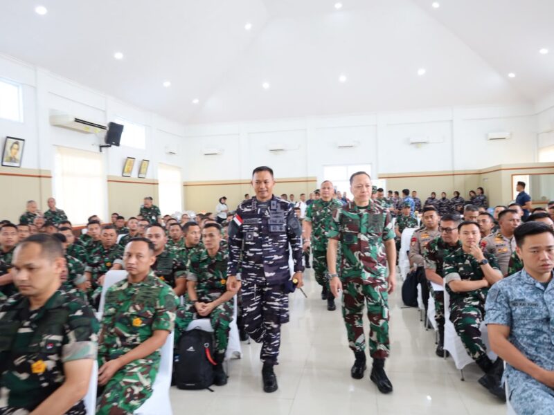 Danlanal Dumai Terima Kunjungan Kuliah Kerja Iptek Pasis Seskoau Angkatan 65 TP. 2026