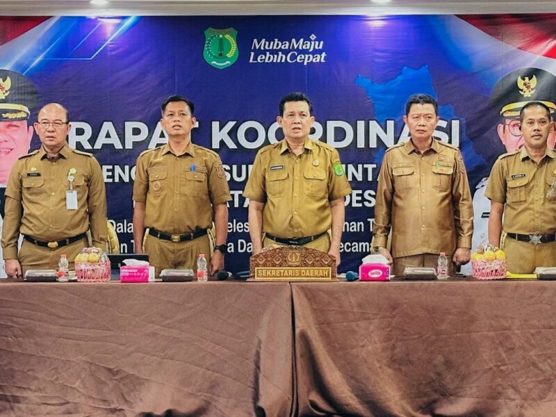 Sekda Muba Pimpin Rakor Penataan Aset Daerah dan Tapal Batas Desa – Detiktoday.com