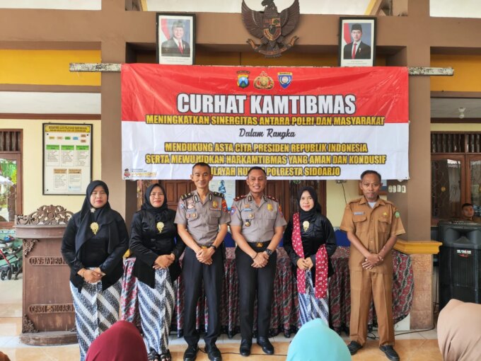 Polresta Sidoarjo Ajak Warga Desa Jambangan Aktif Ciptakan Lingkungan Aman Lewat Curhat Kamtibmas – Detiktoday.com