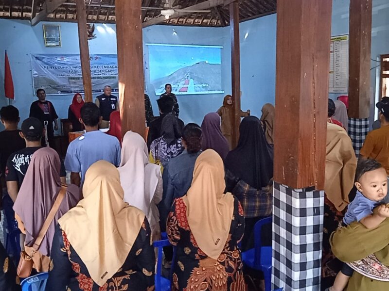 TMMD 129 Bulu Lor Gelar Penyuluhan Informasi Kelembagaan UMKM / Fasilitas NIB SERGAPP