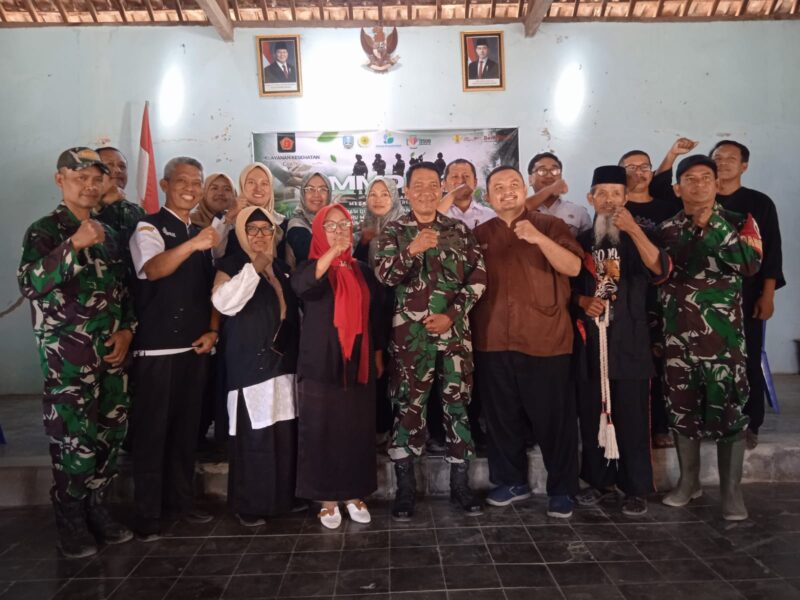 TMMD 129 Kodim Ponorogo Gelar Penyuluhan Lingkungan Hidup, Kesehatan & Pengobatan Gratis 