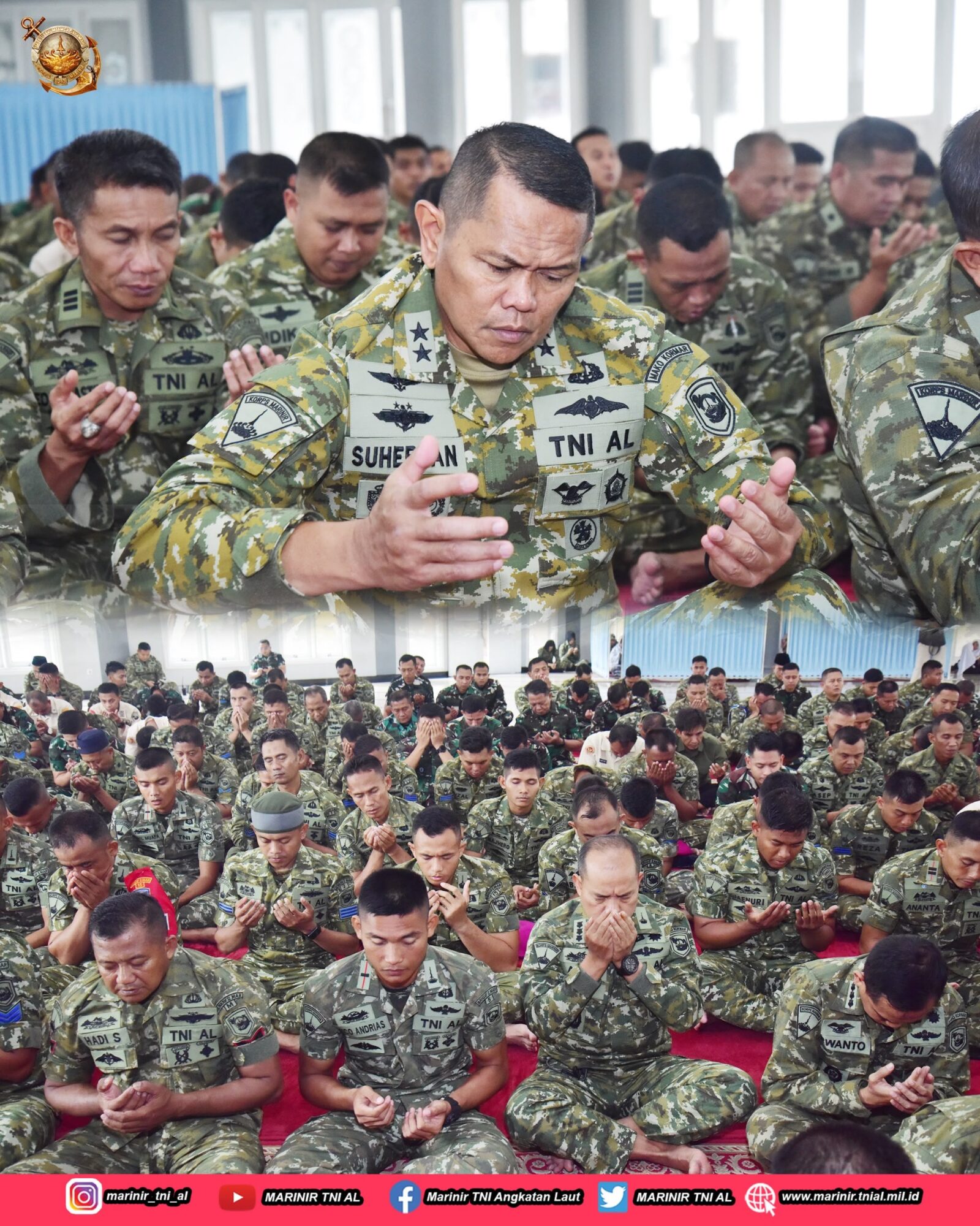 DOA BERSAMA DAN SANTUNAN ANAK YATIM WUJUD RASA SYUKUR ATAS KEBERHASILAN LATIHAN OPERASI TERINTEGRASI TNI TA. 2026 SERTA PENGANGKATAN DAN PEMBARETAN WARGA KEHORMATAN KORPS MARINIR