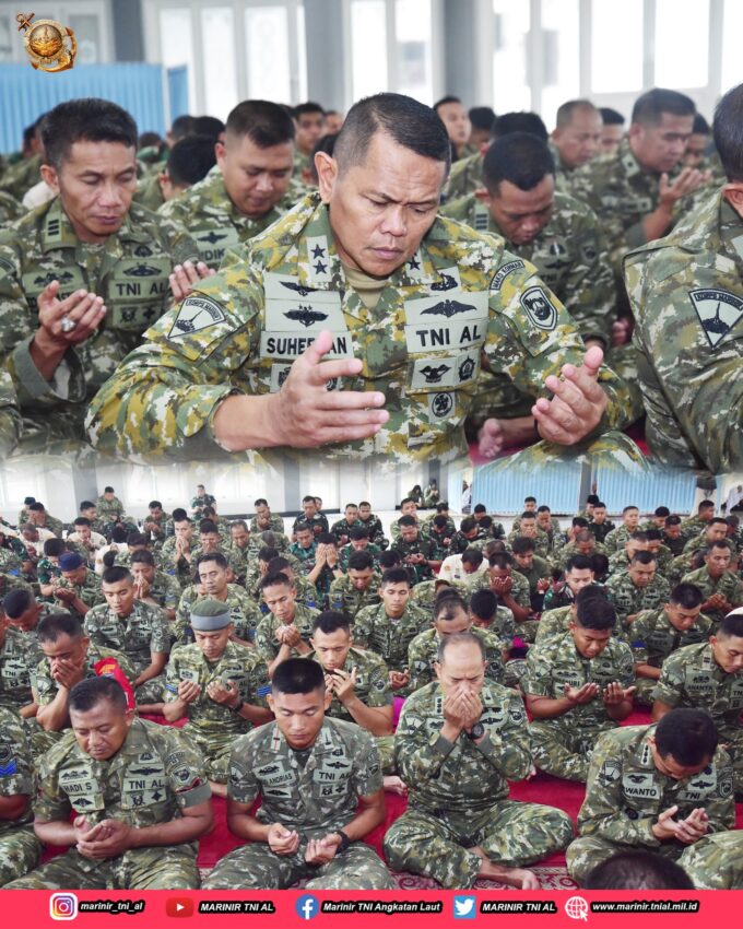 DOA BERSAMA DAN SANTUNAN ANAK YATIM WUJUD RASA SYUKUR ATAS KEBERHASILAN LATIHAN OPERASI TERINTEGRASI TNI TA. 2026 SERTA PENGANGKATAN DAN PEMBARETAN WARGA KEHORMATAN KORPS MARINIR